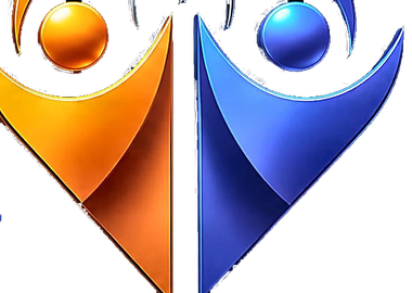 Two rising figures element of the ALAB Workforce logo